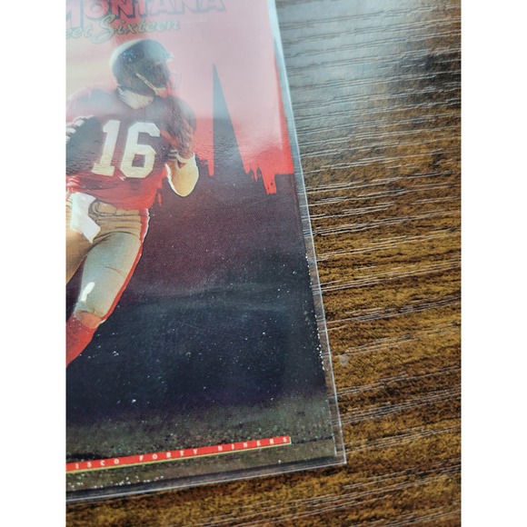 Joe Montana 1992 Skybox Primetime #67 - Sweet Sixteen - NFL - Fresh Pull - Picture 3 of 3